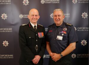 IMAGE lr - Andy Ford - right and Chief Fire Officer-Rob MacDougall