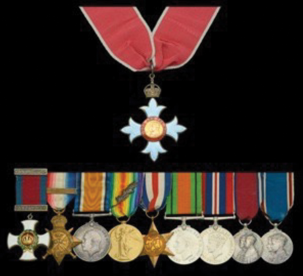 Collection of medals