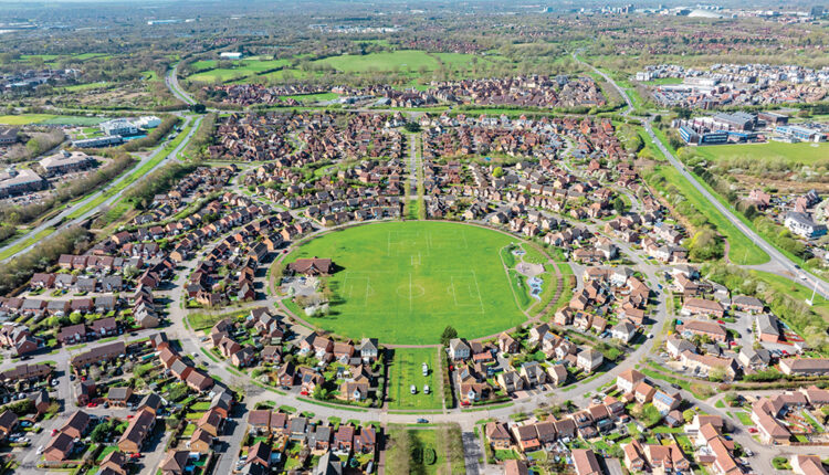Aerial Photo of the Monkston, Milton Keyne